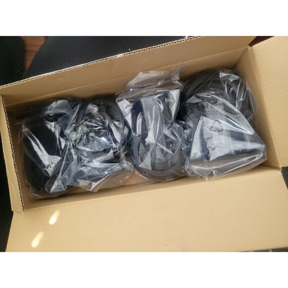 Other - 4.5 In Caster Wheels with Ball Bearings Brake Heavy Duty Casters Set of 4 +bolt